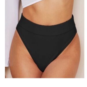 Black High Waist bikini panty